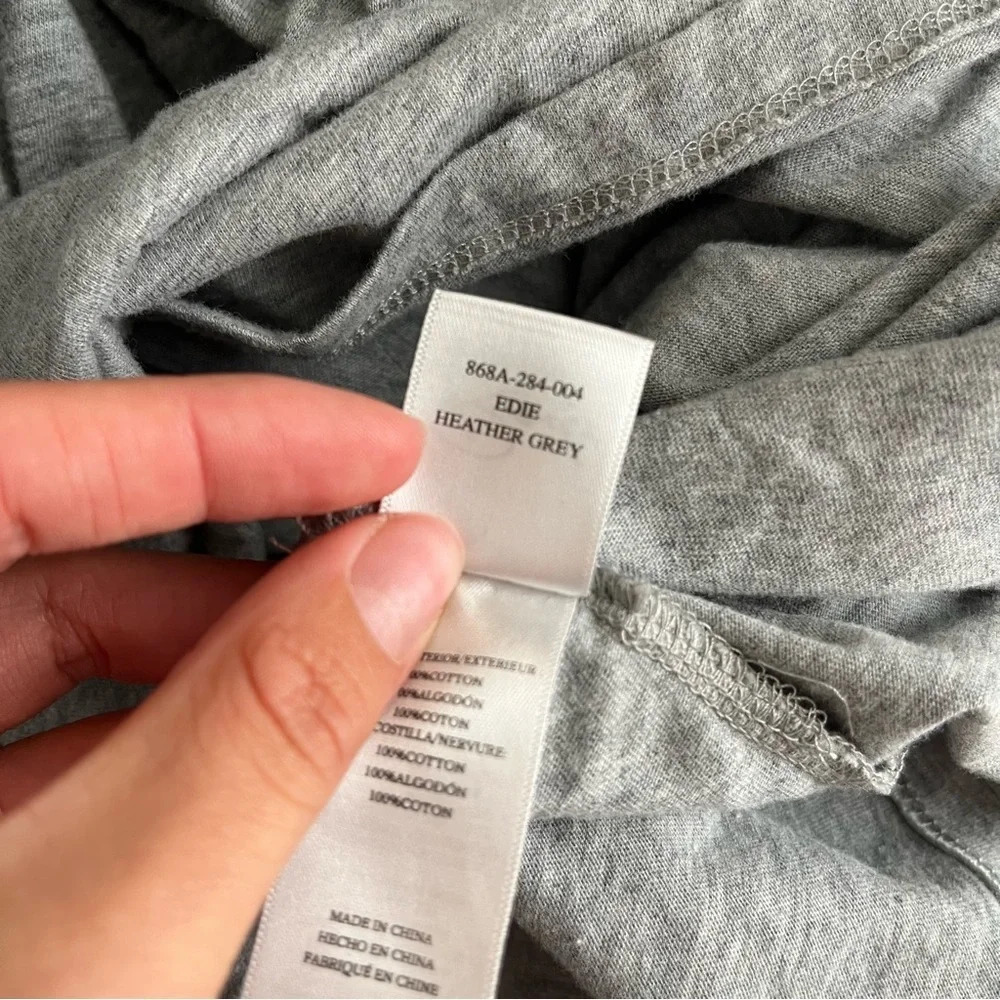 New Rails Edie Tie-Waist T-Shirt Dress Grey size XL - Picture 7 of 9